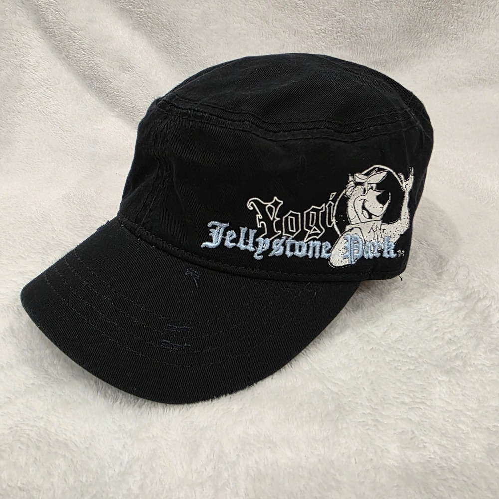 Yogi Bear Jellystone Park Cadet Hat Cap Hanna Barbera Collection Black